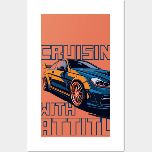 Mercedes C63 Cruising in style Posters and Art